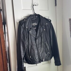 Classic Black Leather Jacket